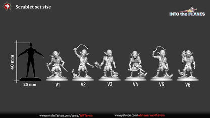 Scrablets | TABLETOP SCALE | D&D TTRPG Miniature | White Werewolf Tavern