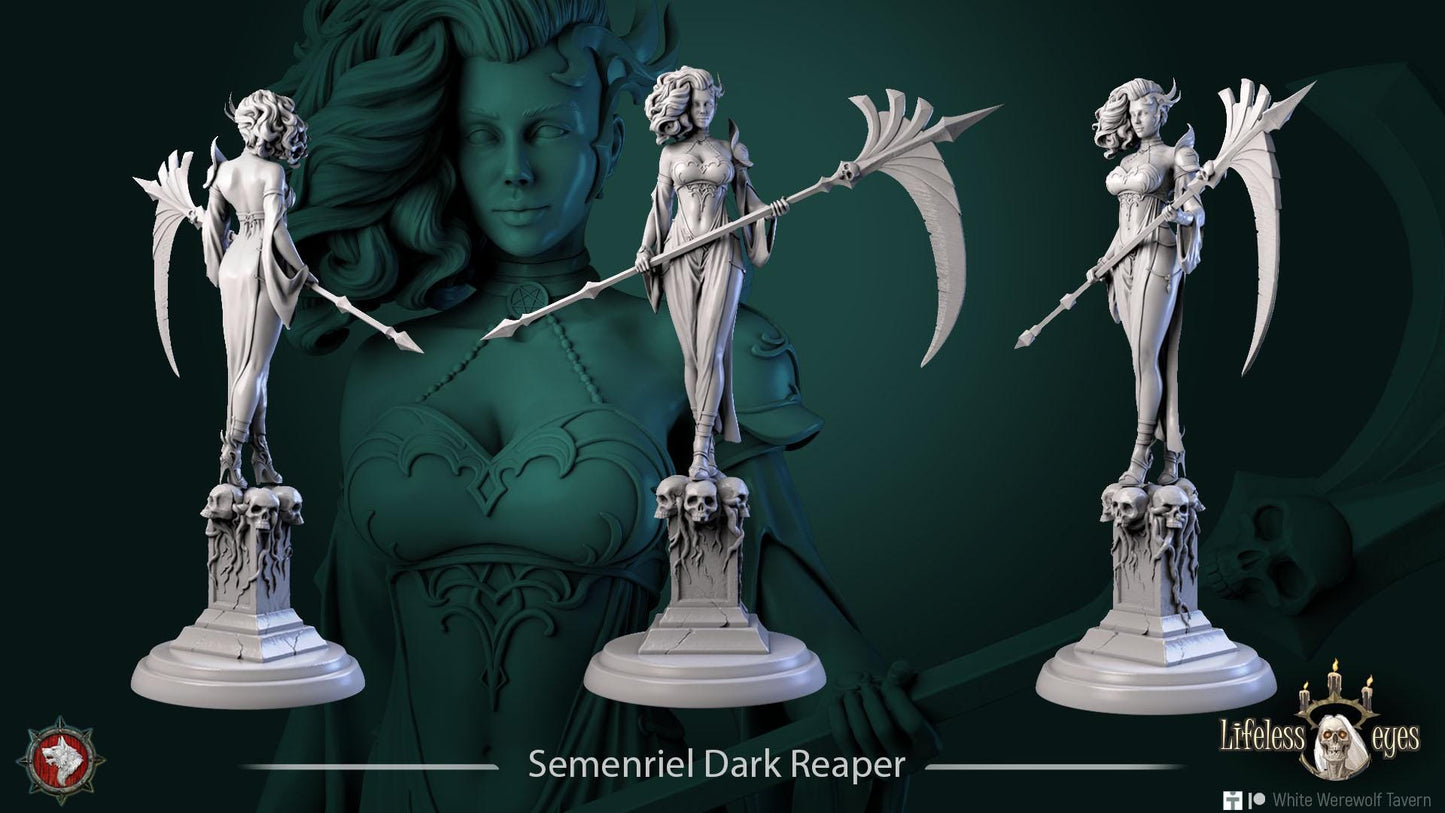 Semenriel, Dark Reaper | D&D TTRPG Miniature | White Werewolf Tavern