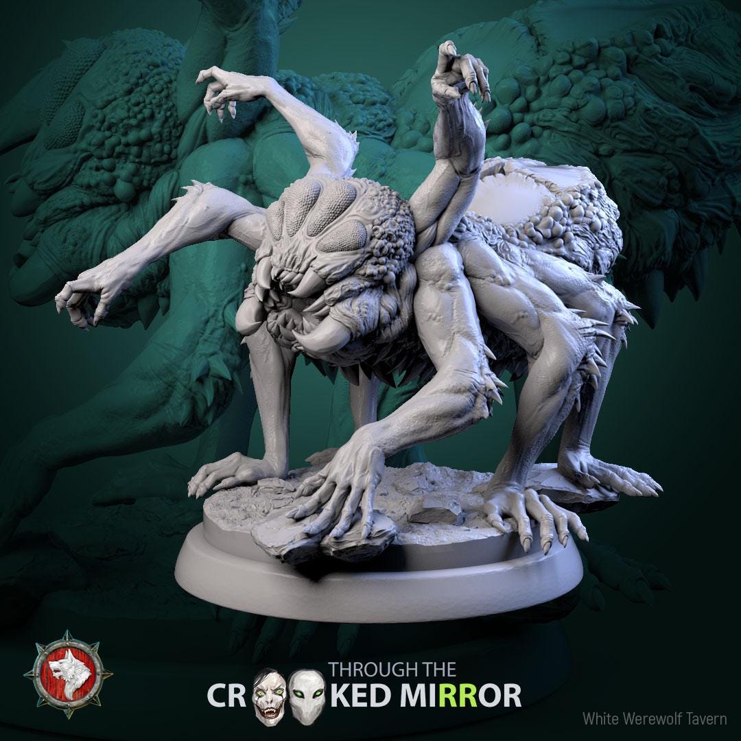 Skittering Shadows | TABLETOP SCALE | D&D TTRPG Miniature | White Werewolf Tavern