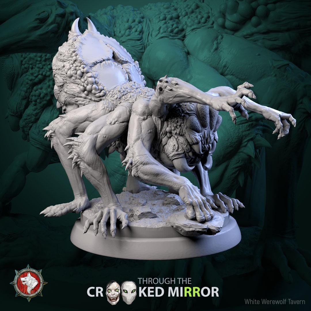 Skittering Shadows | TABLETOP SCALE | D&D TTRPG Miniature | White Werewolf Tavern