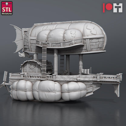 Airship Crew NPC Set | Tabletop Scale | D&D TTRPG Miniature | STL Miniatures