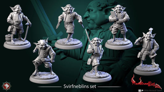 Svirfneblins | TABLETOP SCALE | TTRPG Miniature | White Werewolf Tavern