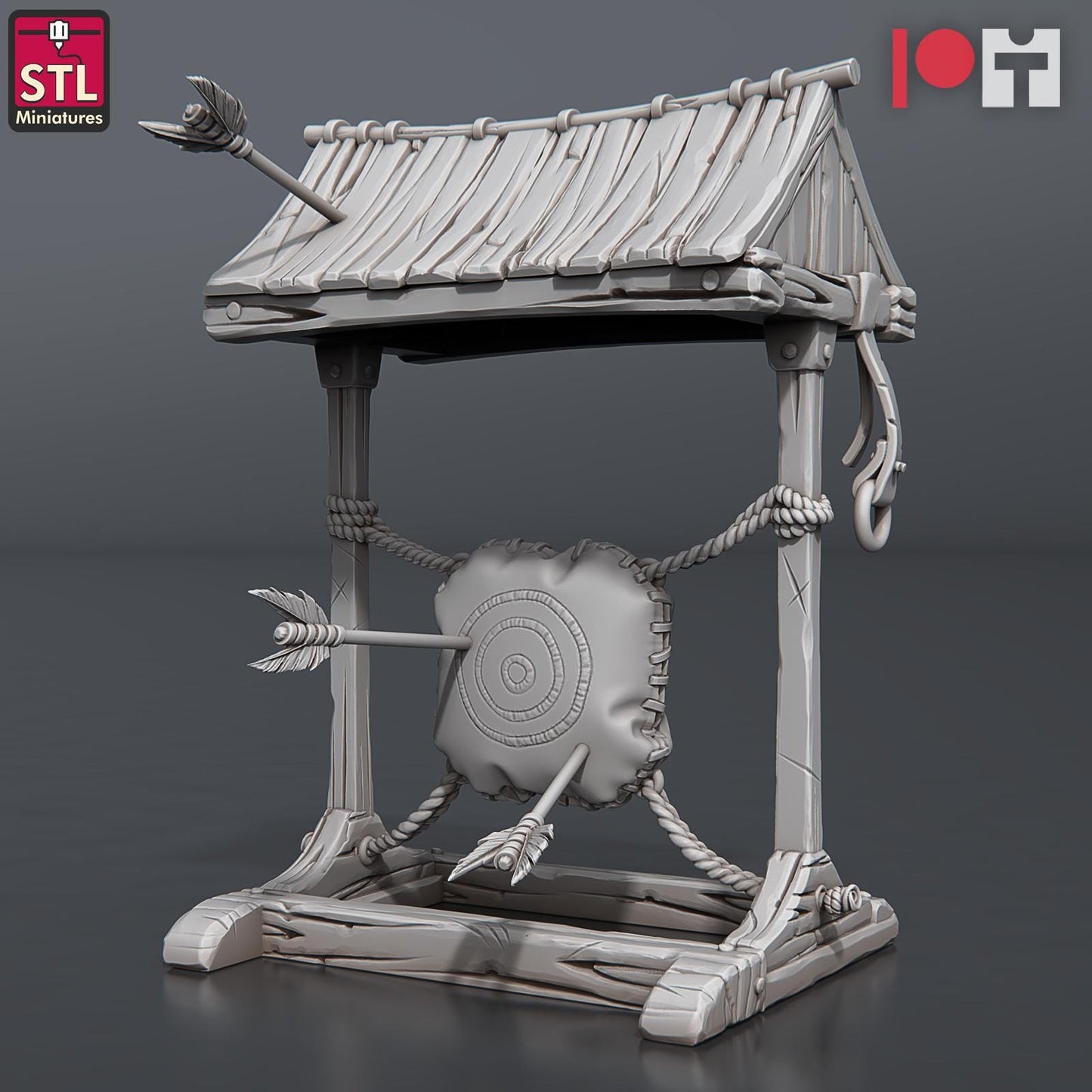 Arrows and Bow Maker NPC Set | Tabletop Scale | D&D TTRPG Miniature | STL Miniatures