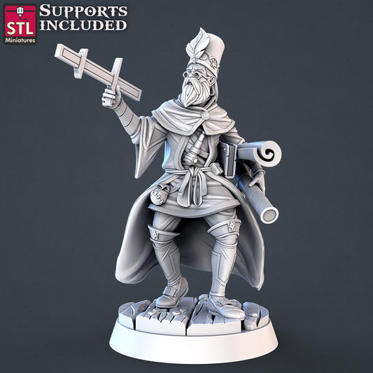 Astronomer NPC Set | Tabletop Scale | D&D TTRPG Miniature | STL Miniatures