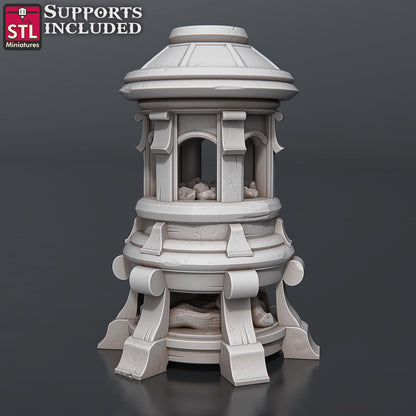 Bath House NPC Set | Tabletop Scale | D&D TTRPG Miniature | STL Miniatures
