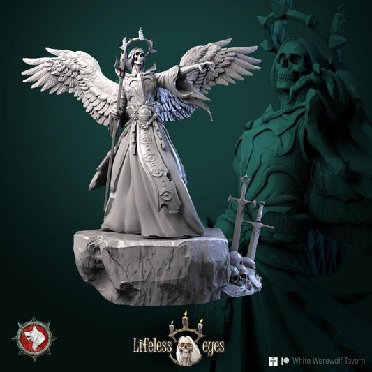 Necromancer Casters | TABLETOP SCALE | TTRPG D&D Miniature | White Werewolf Tavern