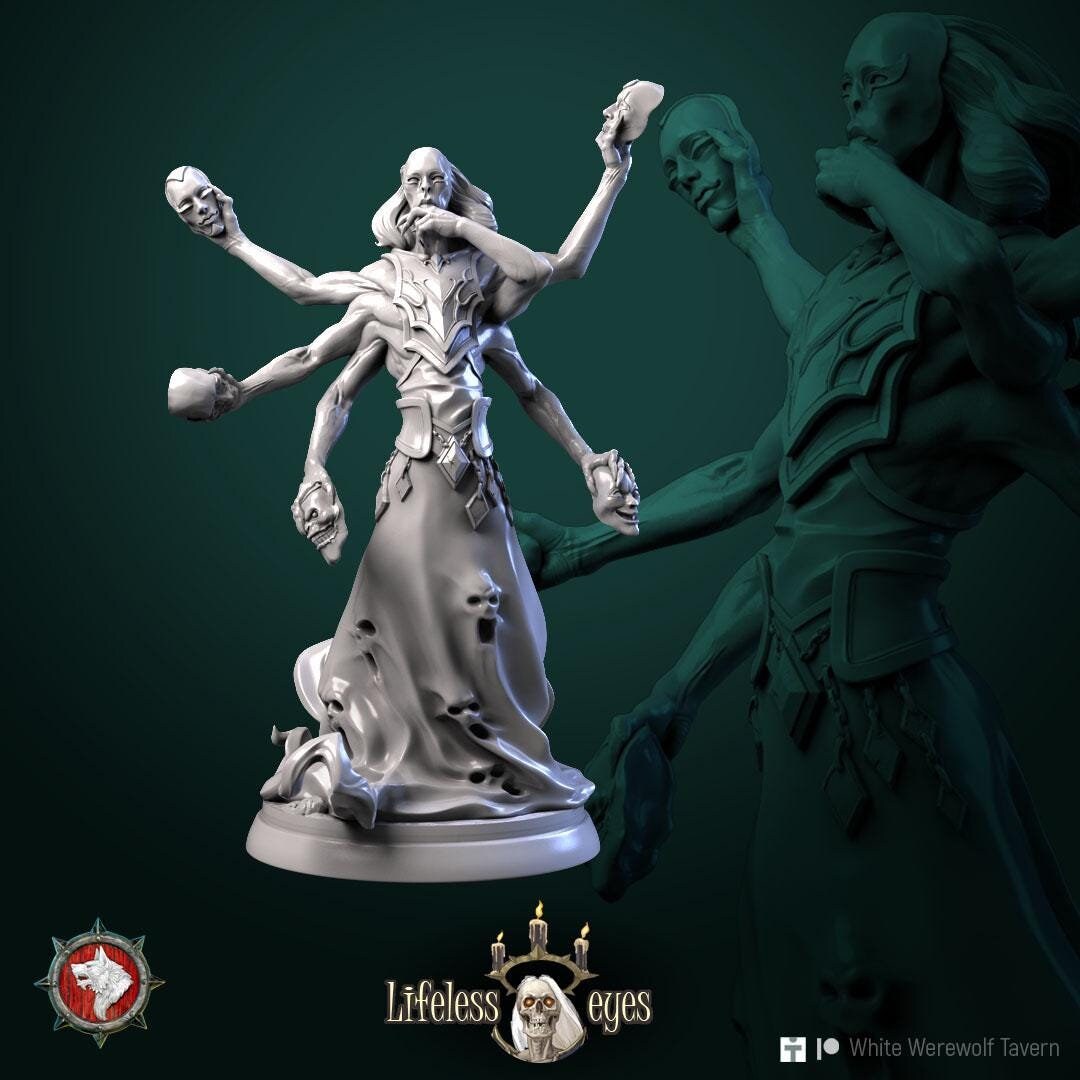 Banshees | TABLETOP SCALE | TTRPG Miniature | White Werewolf Tavern | Unpainted, Unplated Resin 8k