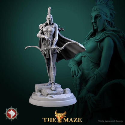 Amazons | TABLETOP SCALE | TTRPG Miniature | White Werewolf Tavern | Unpainted, Unplated Resin 8k