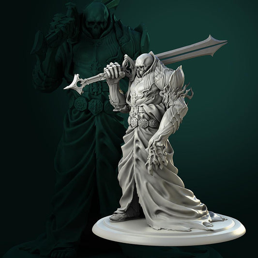 Void the Dead Lord | TABLETOP SCALE | TTRPG Miniature | White Werewolf Tavern | Unpainted, Unplated Resin 8k