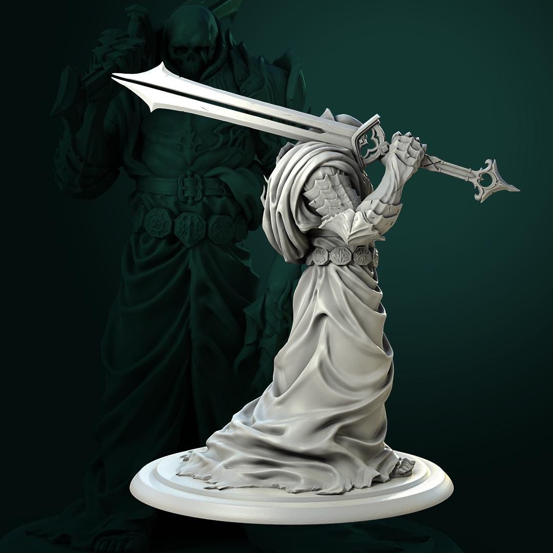 Void the Dead Lord | TABLETOP SCALE | TTRPG Miniature | White Werewolf Tavern | Unpainted, Unplated Resin 8k
