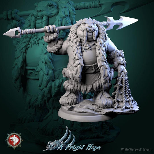 Tuskclaw Hunters | TABLETOP SCALE | TTRPG Miniature | White Werewolf Tavern | Unpainted, Unplated Resin 8k