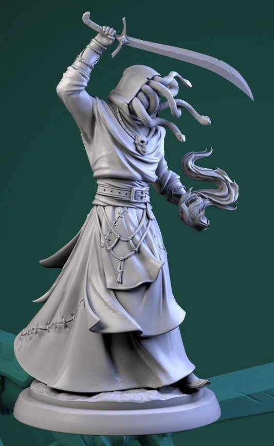 Snakehead Cultists | TABLETOP SCALE | TTRPG D&D Miniature | White Werewolf Tavern