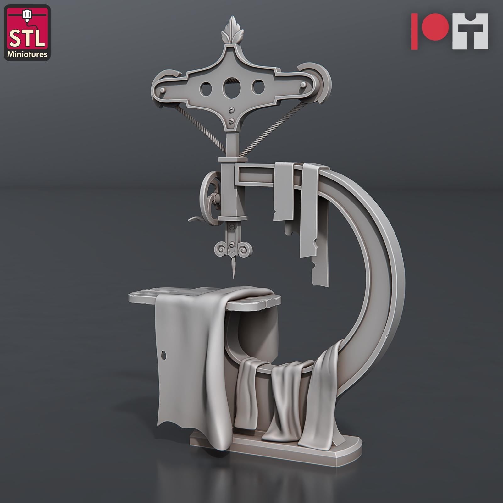 Bugbear Fabric Seller NPC Set | Tabletop Scale | D&D TTRPG Miniature | STL Miniatures