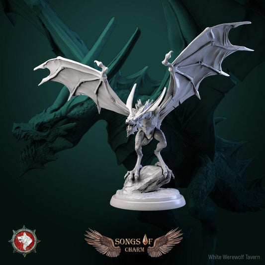 Wyverns | TABLETOP SCALE | TTRPG Miniature | White Werewolf Tavern