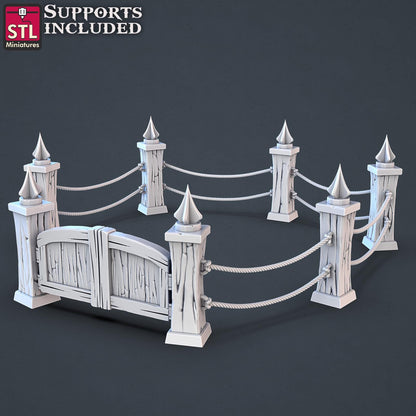 Jousting NPC Set | Tabletop Scale | D&D TTRPG Miniature | STL Miniatures