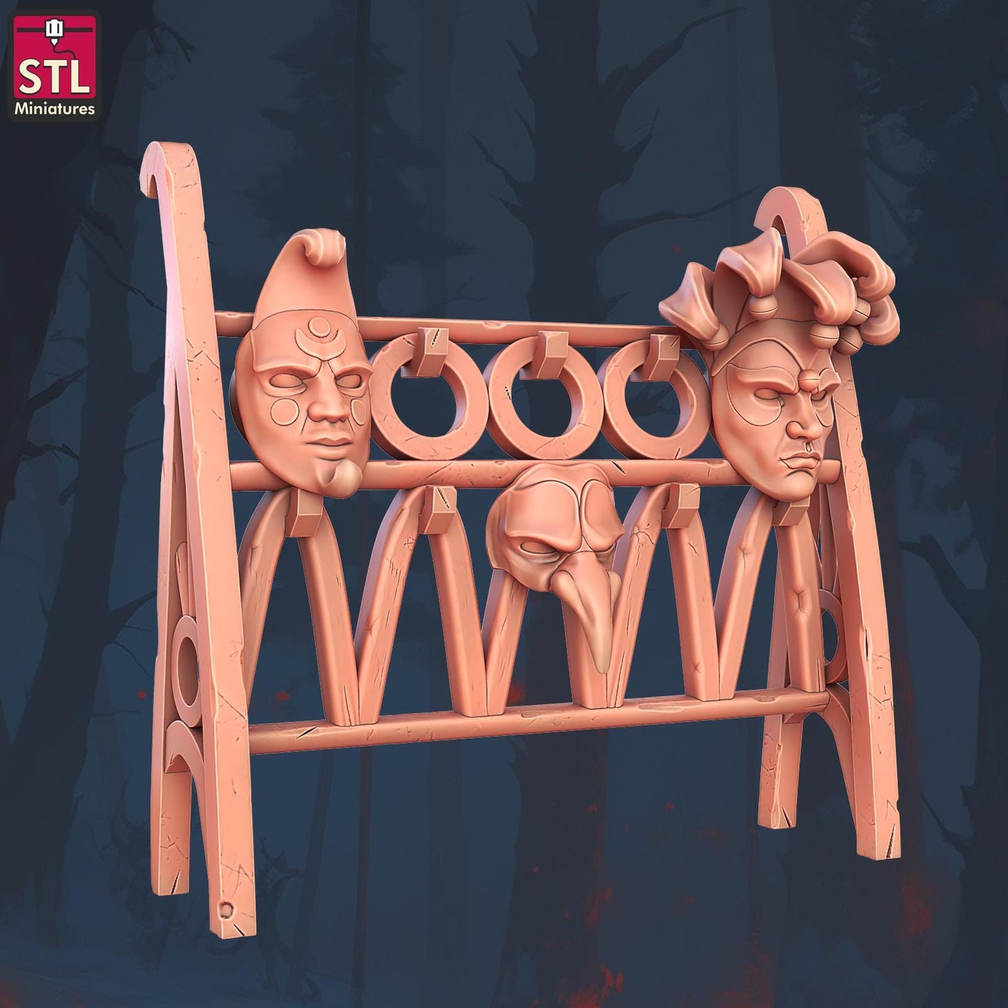 Masquerade NPC Set | Tabletop Scale | D&D TTRPG Miniature | STL Miniatures