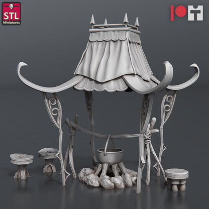 Nobles NPC Set | Tabletop Scale | D&D TTRPG Miniature | STL Miniatures