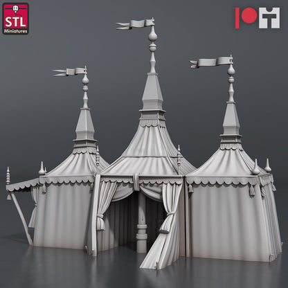 Nobles NPC Set | Tabletop Scale | D&D TTRPG Miniature | STL Miniatures