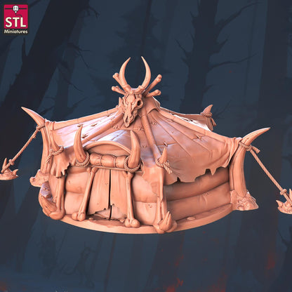 Orc Camp NPC Set | Tabletop Scale | D&D TTRPG Miniature | STL Miniatures