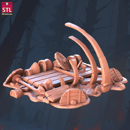 Orc Camp NPC Set | Tabletop Scale | D&D TTRPG Miniature | STL Miniatures