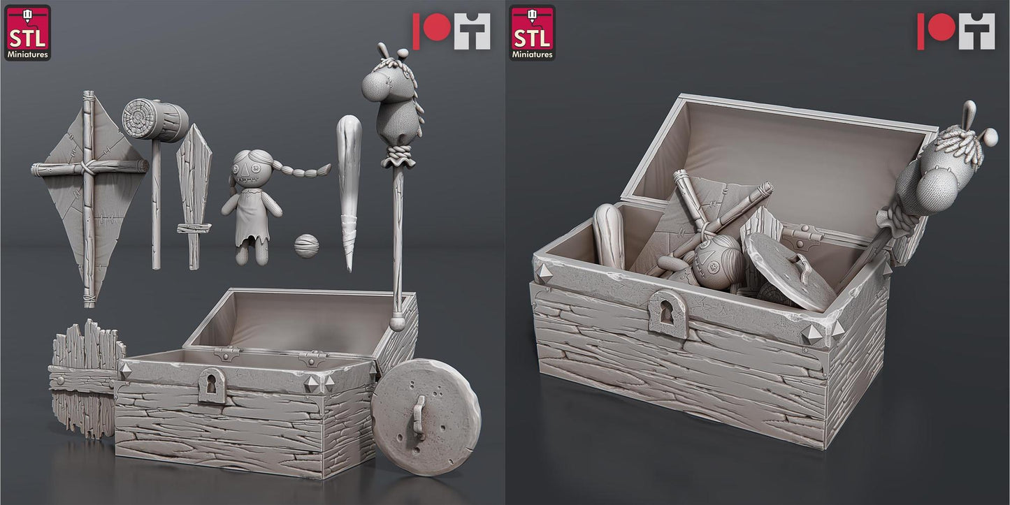 Orphanage NPC Set | Tabletop Scale | D&D TTRPG Miniature | STL Miniatures