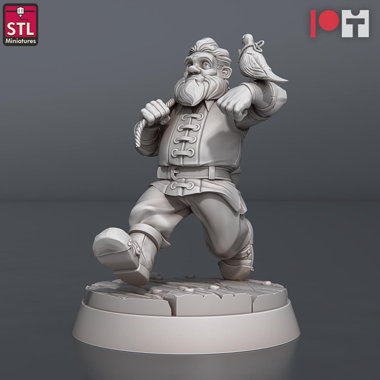 Post Office NPC Set | Tabletop Scale | D&D TTRPG Miniature | STL Miniatures