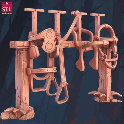 Saddlemaker NPC Set | Tabletop Scale | D&D TTRPG Miniature | STL Miniatures