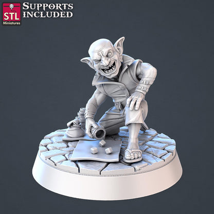 Street Gamblers NPC Set | Tabletop Scale | D&D TTRPG Miniature | STL Miniatures