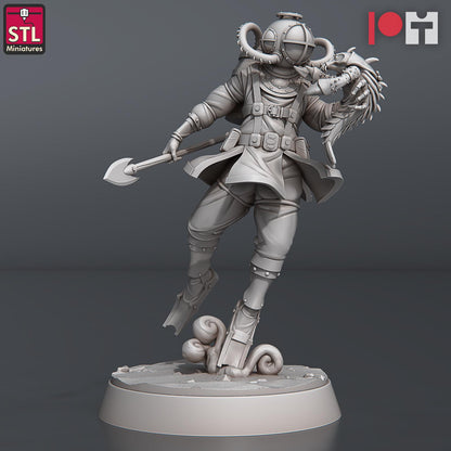 Treasure Hunters NPC Set | Tabletop Scale | D&D TTRPG Miniature | STL Miniatures