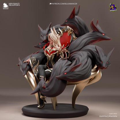 Legendary Kitsune | Resin Garage Kit Sculpture Anime Video Game Fan Art Statue | Bulkamancer Sculpts