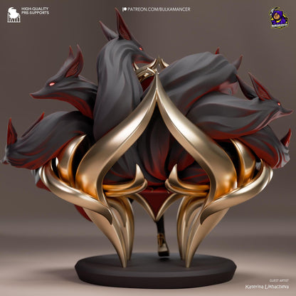 Legendary Kitsune | Resin Garage Kit Sculpture Anime Video Game Fan Art Statue | Bulkamancer Sculpts