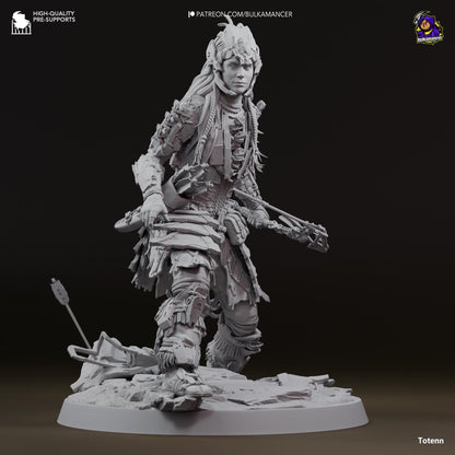Machine Hunter | Resin Garage Kit Sculpture Anime Video Game Fan Art Statue | Bulkamancer Sculpts
