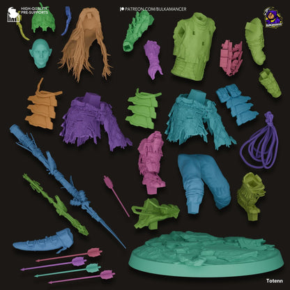 Machine Hunter | Resin Garage Kit Sculpture Anime Video Game Fan Art Statue | Bulkamancer Sculpts