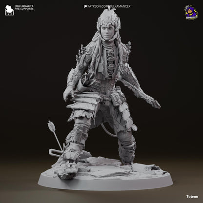 Machine Hunter | Resin Garage Kit Sculpture Anime Video Game Fan Art Statue | Bulkamancer Sculpts