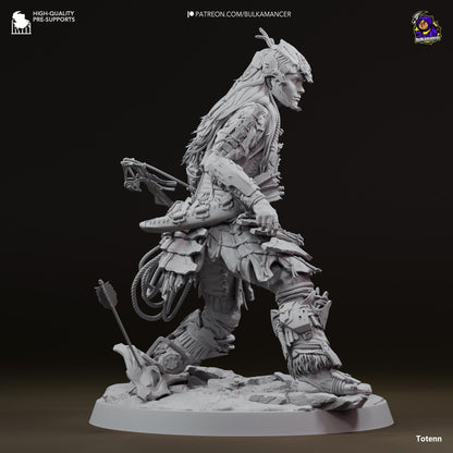 Machine Hunter | Resin Garage Kit Sculpture Anime Video Game Fan Art Statue | Bulkamancer Sculpts