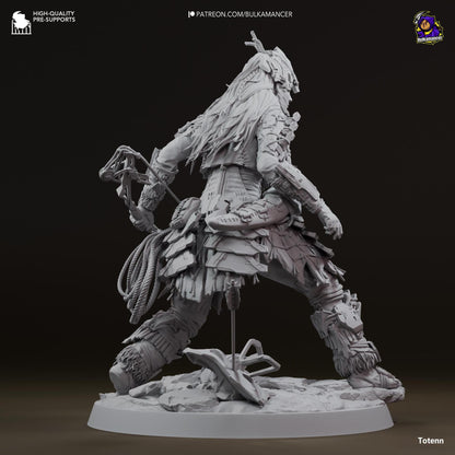 Machine Hunter | Resin Garage Kit Sculpture Anime Video Game Fan Art Statue | Bulkamancer Sculpts