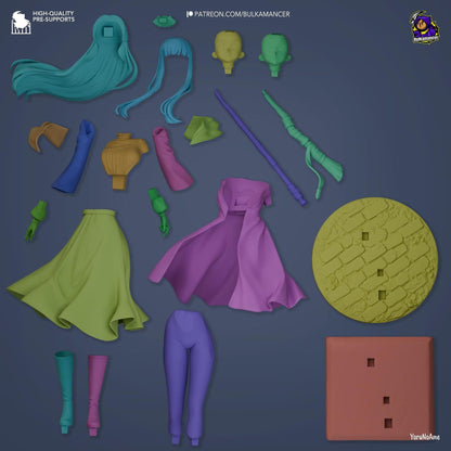 Mage Apprentice | Resin Garage Kit Sculpture Anime Video Game Fan Art Statue | Bulkamancer Sculpts