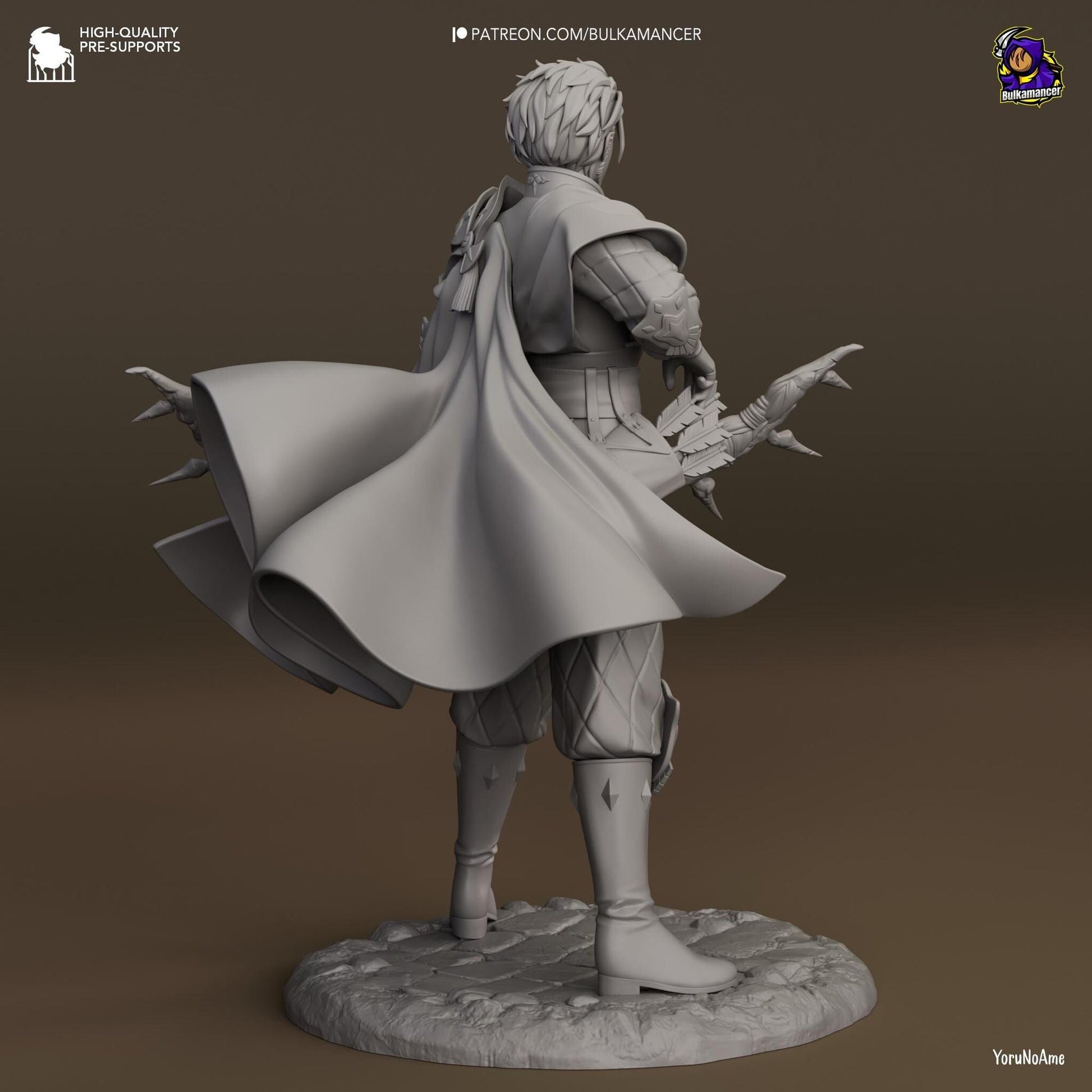 Master Tactician | Resin Garage Kit Sculpture Anime Video Game Fan Art Statue | Bulkamancer Sculpts