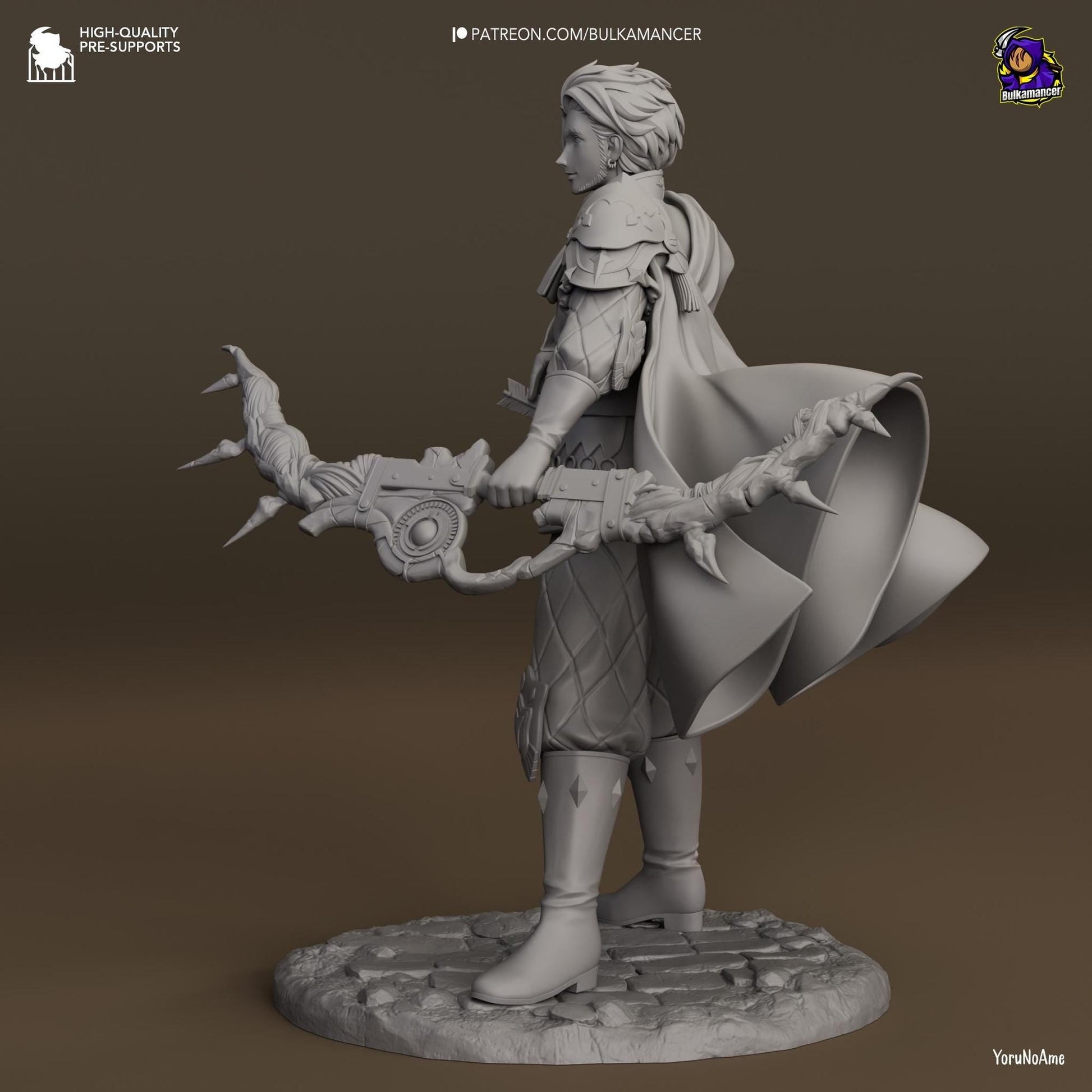 Master Tactician | Resin Garage Kit Sculpture Anime Video Game Fan Art Statue | Bulkamancer Sculpts