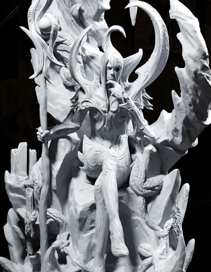 The Abandoned King, Fay Lord | Tabletop or Display Scale | TTRPG D&D Miniature | Cripta Studios