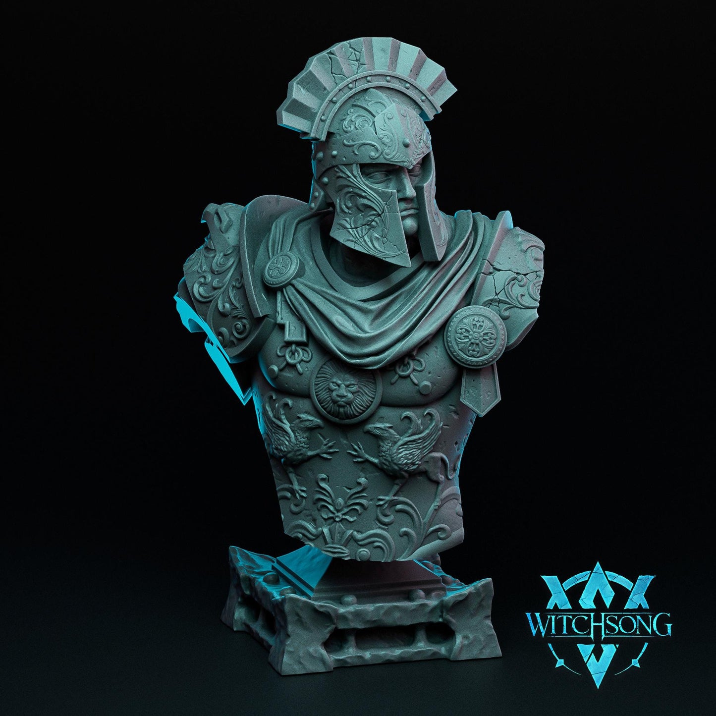 Stoneworn Sentry | Mini or Bust | D&D TTRPG Monster Miniature Statue | Witchsong Miniatures