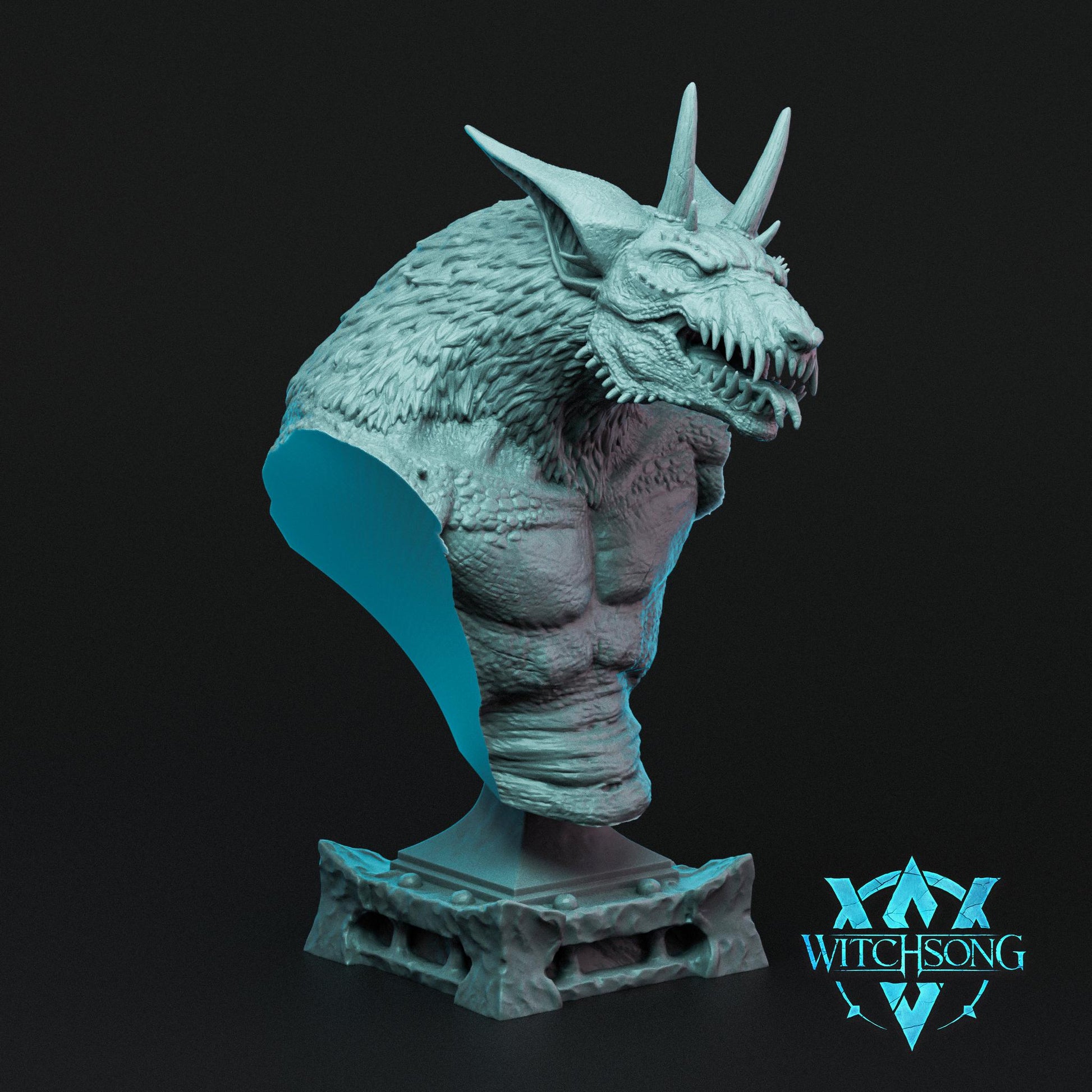 Gargoyle | Mini or Bust | Monster Miniature Statue | Witchsong Miniatures