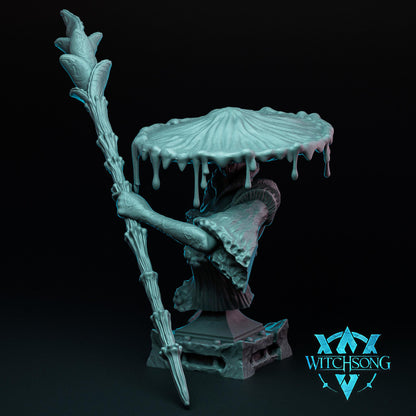 The Fungal Queen | TABLETOP SCALE | D&D TTRPG Monster Miniature Statue | Witchsong Miniatures