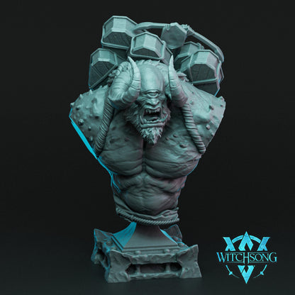 Tombsacker Cyclops | Mini or Bust | Monster Miniature Statue | Witchsong Miniatures