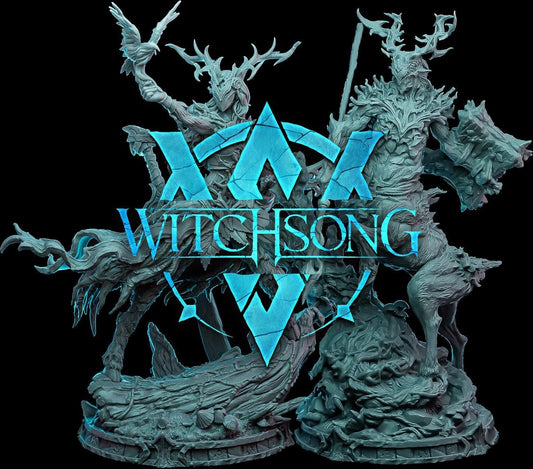 The Grovewarden's Warband | Tabletop Gaming Mini or Bust | Monster Miniature Statue | Witchsong Miniatures