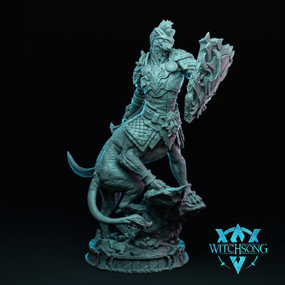The Lionhorde Warband | Tabletop Gaming Mini or Bust | Monster Miniature Statue | Witchsong Miniatures