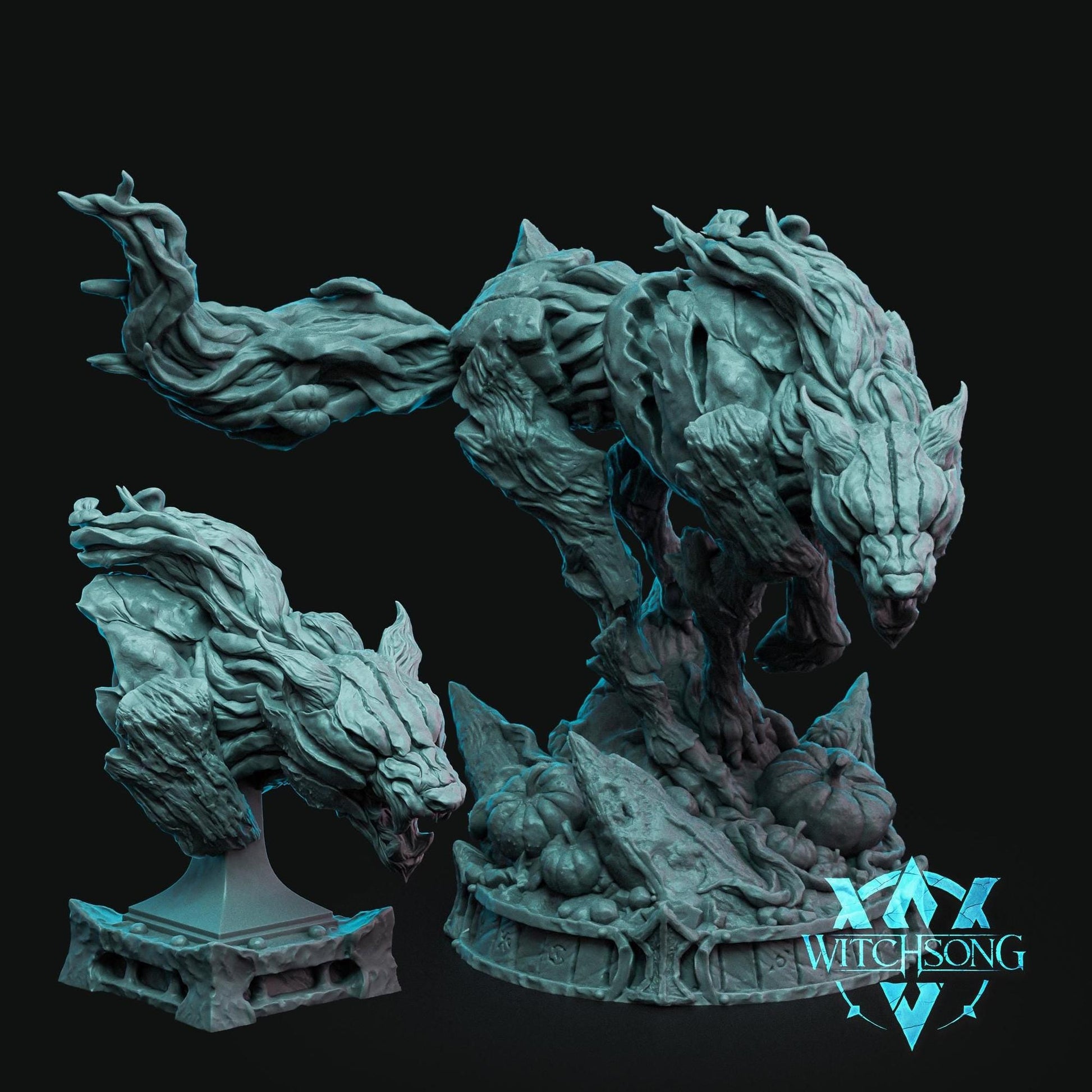 The Harvest Warband | Tabletop Gaming Mini or Bust | D&D TTRPG Monster Miniature Statue | Witchsong Miniatures