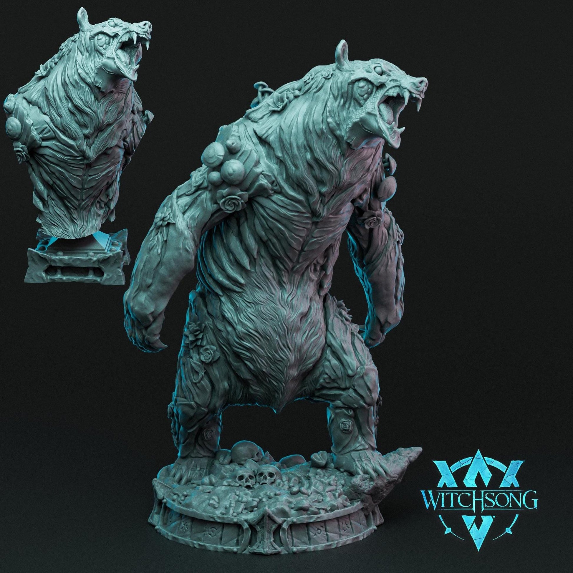 Persephone & Hades Warband | Tabletop Gaming Mini or Bust | Monster Miniature Statue | Witchsong Miniatures