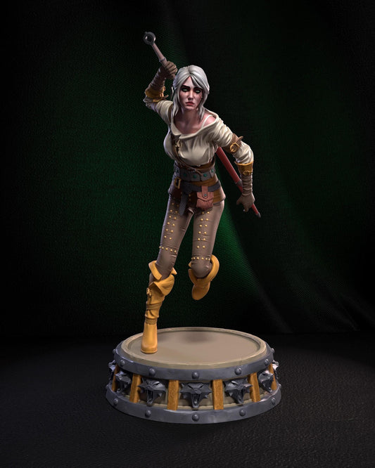 1:12 Sword of Destiny | Resin Garage Kit Figure Game Book Fan Art | h3LL creator