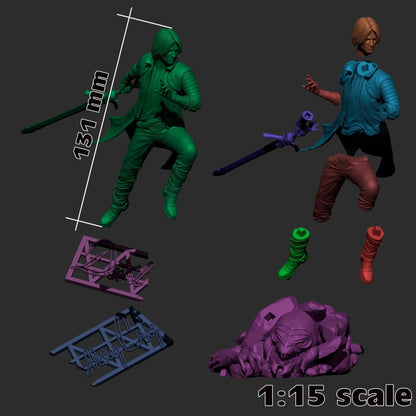 1:12 Smirk in the Face of Hell | Resin Garage Kit Figure Game Fan Art | h3LL creator